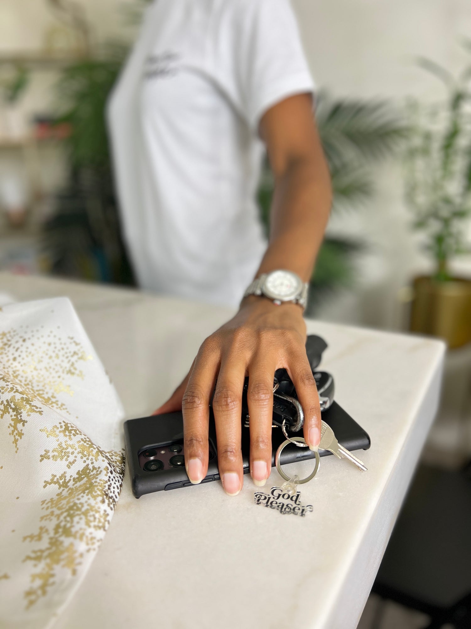 GOD PLEASER CUSTOM CHRISTIAN KEYCHAIN